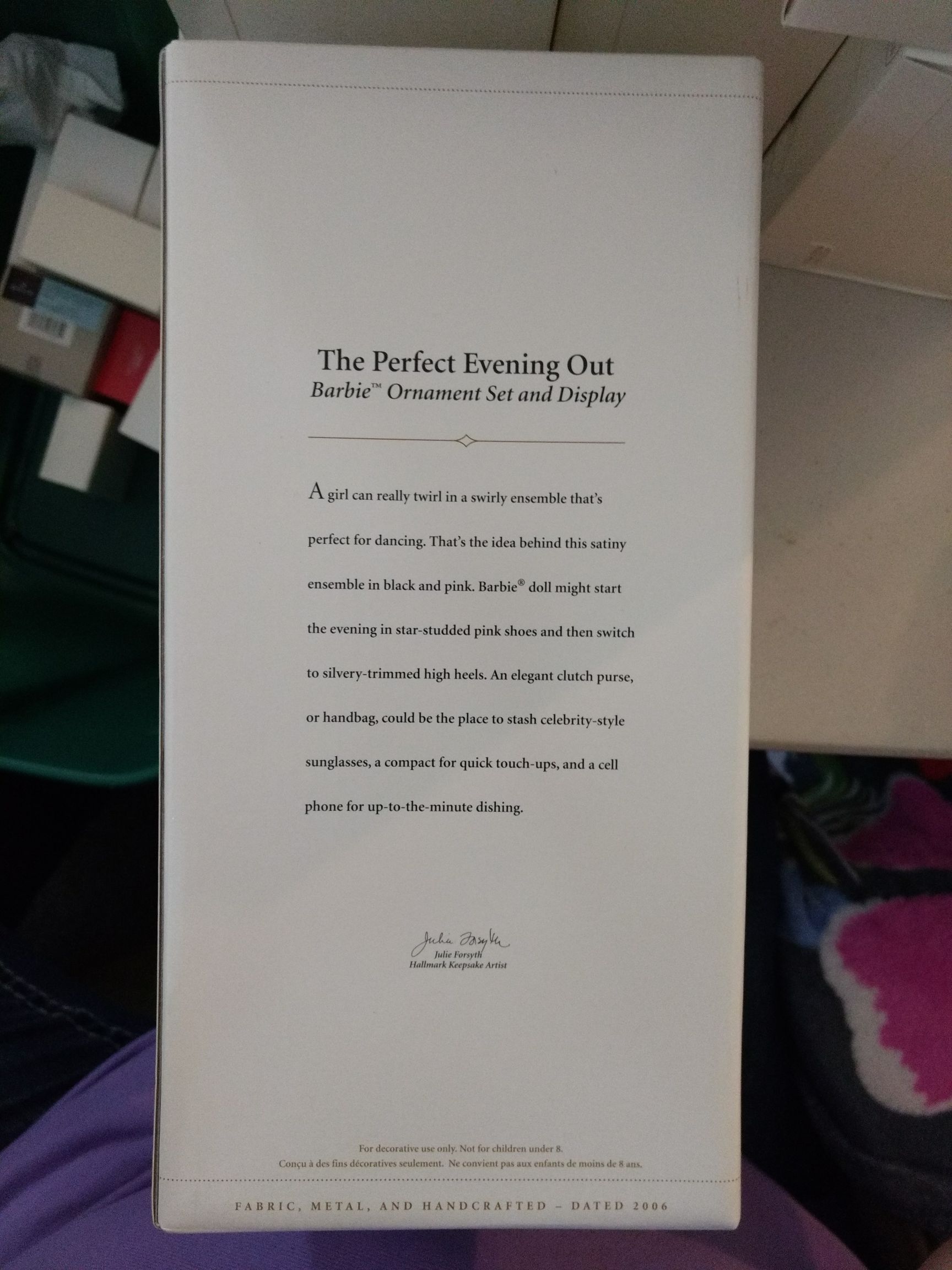 Barbie The Perfect Evening Out Ornament Set And Display - Barbie (Barbie Ornament) ornament collectible [Barcode 015012951387] - Main Image 2