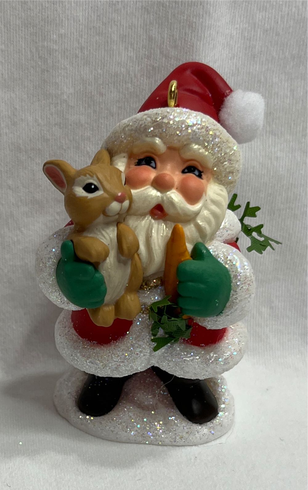 Bunny Hug - Premier Ornament (Santa) ornament collectible [Barcode 015012957266] - Main Image 3