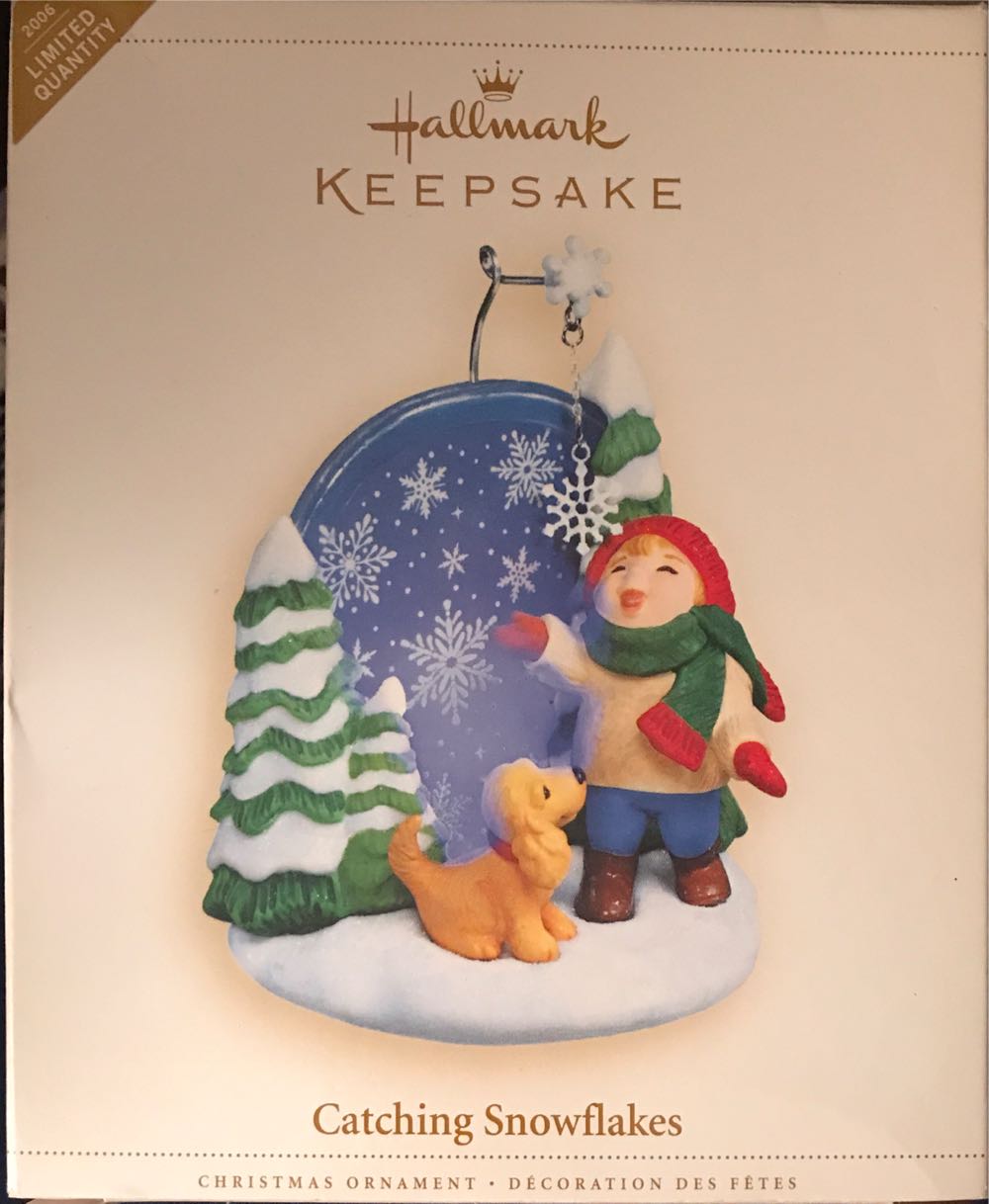 Catching Snowflakes - Premier Ornament (Lighted) ornament collectible [Barcode 015012958393] - Main Image 2