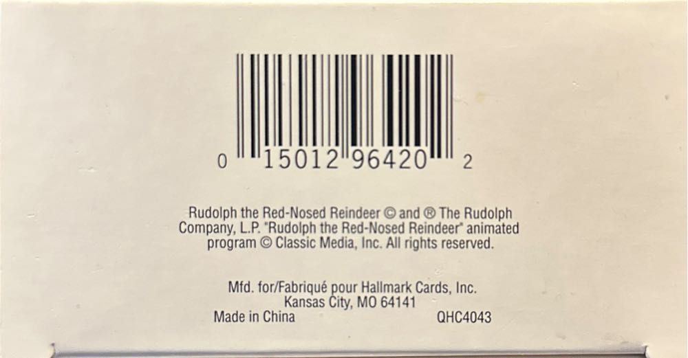 Rudolph And Clarice - Rudolph The Red Nose Reindeer (Television) ornament collectible [Barcode 015012964202] - Main Image 3