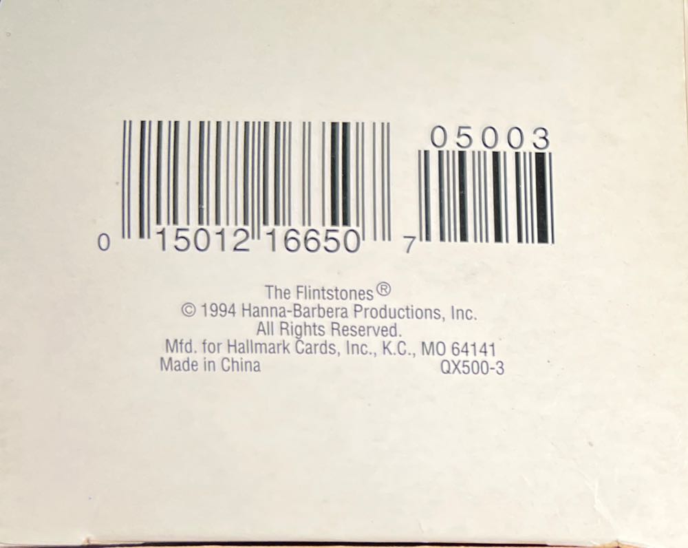 Fred and Barney - Keepsake Ornament (Flintstones / Pop Culture Collection) (The Flintstones; cartoon & TV characters; Christmas) ornament collectible [Barcode 015012166507] - Main Image 4