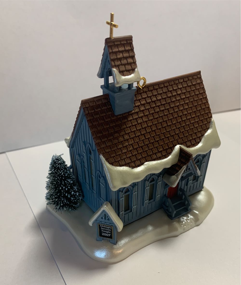#10 Chapel In The Woods (2007) - Candlelight Services (Churches) ornament collectible [Barcode 015012975680] - Main Image 4