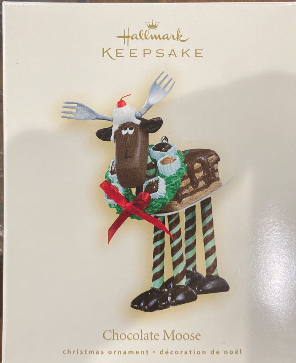 Chocolate Moose - Mooses (Hallmark Keepsake) ornament collectible [Barcode 015012976182] - Main Image 3