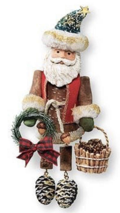 Santa Woodland Santa - Santa (Christmas Ornament) ornament collectible [Barcode 015012977646] - Main Image 3