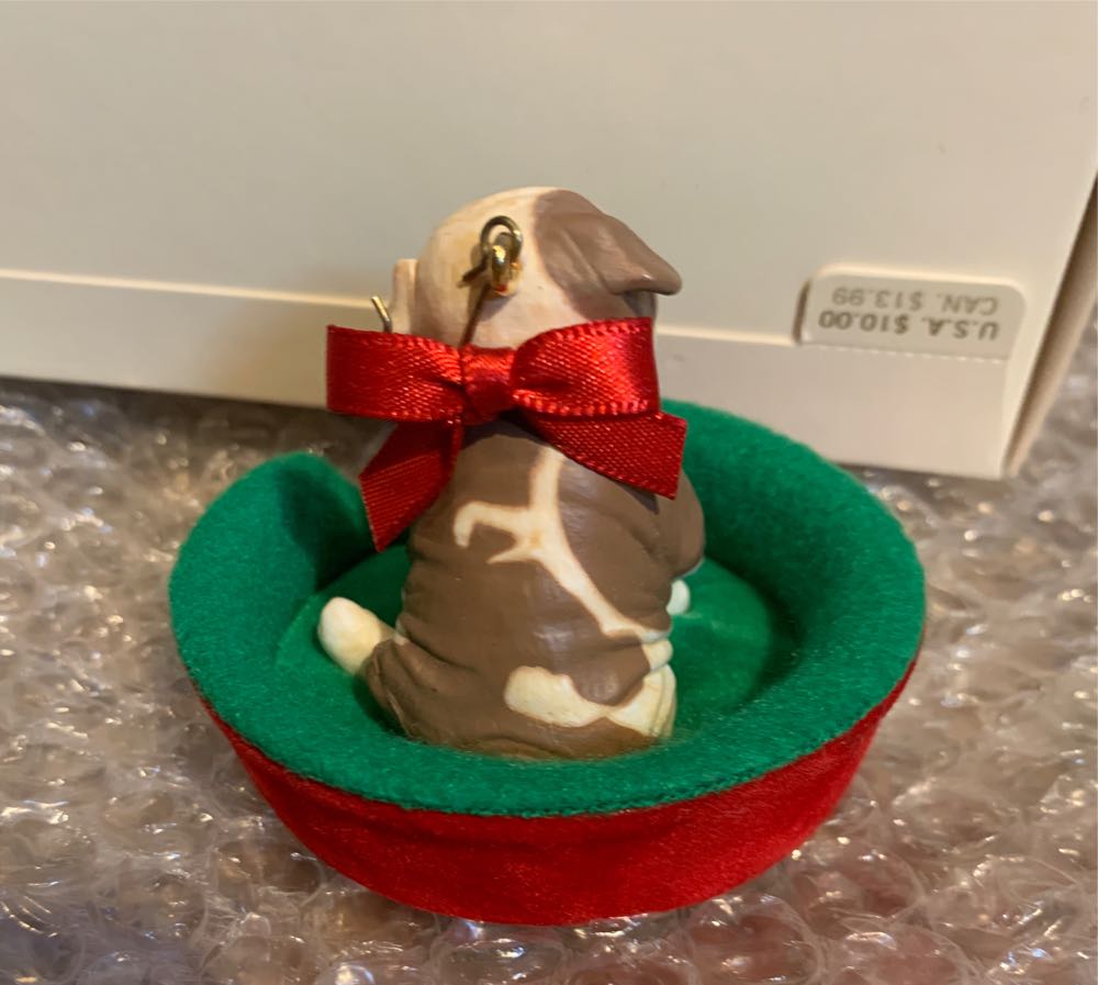 Puppy Love #17 - Bulldog - Puppy Love (Dogs) ornament collectible [Barcode 015012981148] - Main Image 4