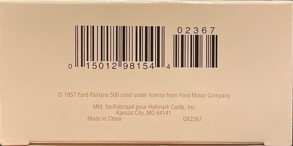 CAC#17 1957 Ford Fairlane 500 #17 - Classic American Cars (Cars) ornament collectible [Barcode 015012981544] - Main Image 3
