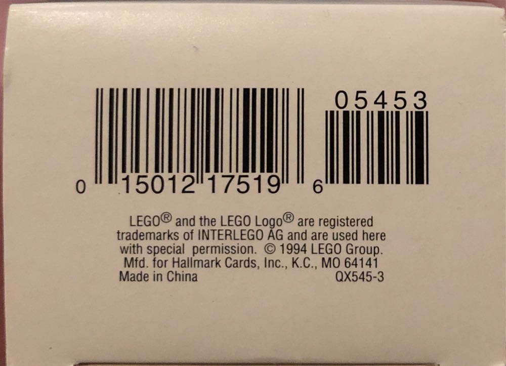 Santa’s LEGO Sleigh - Lego (LEGO Holiday Minifigures) ornament collectible [Barcode 015012175196] - Main Image 3