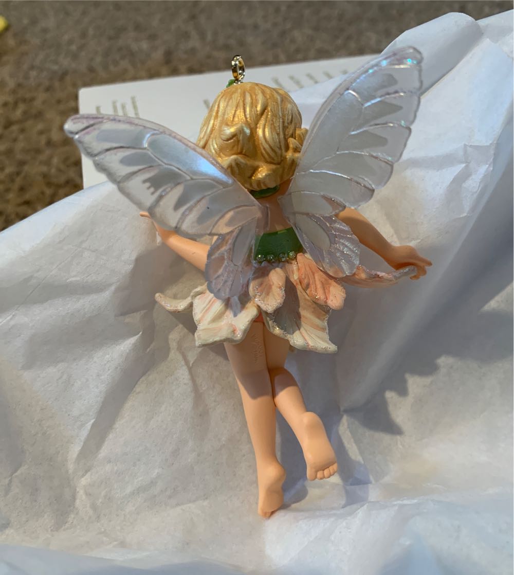 Poinsettia Fairy Limited Quantity Repaint - Fairy Messengers (Fairy) ornament collectible [Barcode 015012985146] - Main Image 4