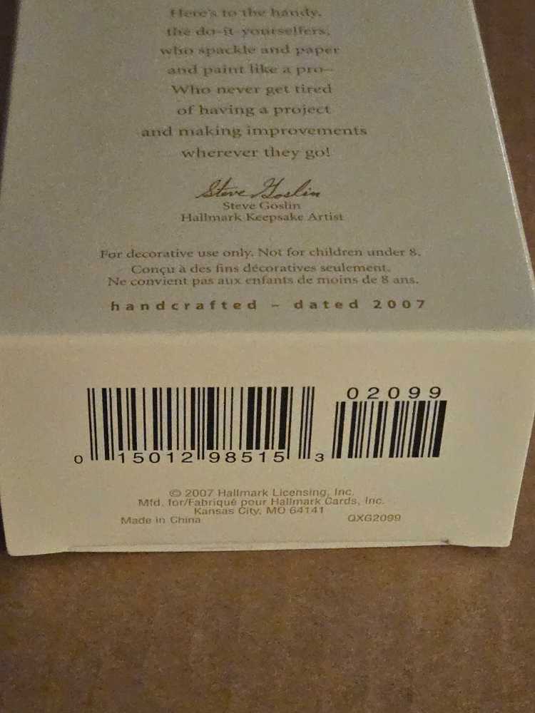 Do-It-Yourselfer - Do-it-yourself (Furniture) ornament collectible [Barcode 015012985153] - Main Image 3