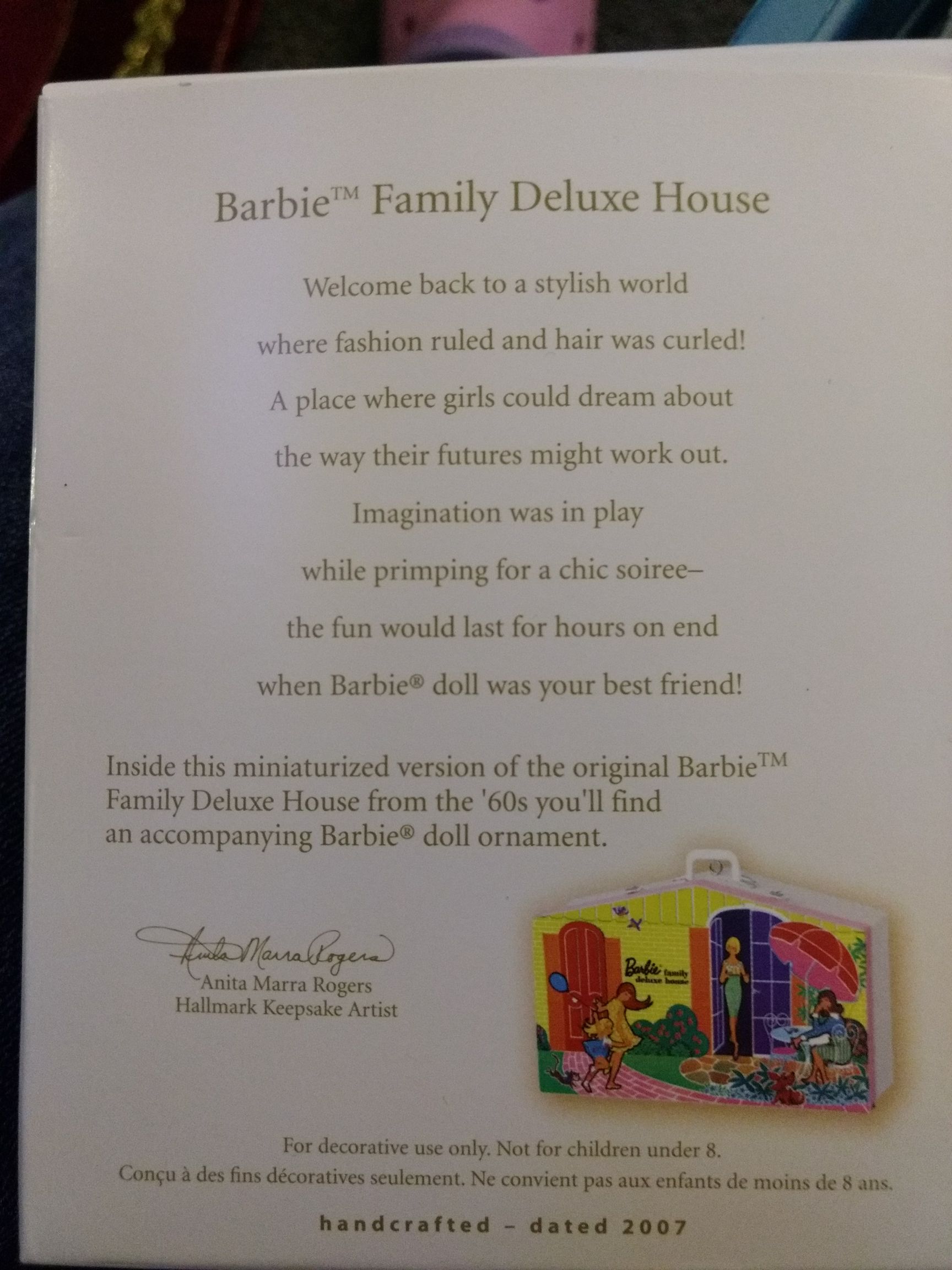 Barbie Family Deluxe House - Barbie (Barbie) ornament collectible [Barcode 015012986440] - Main Image 2