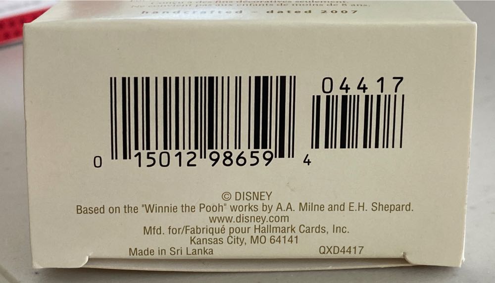 Winnie The Pooh Book #10 - Surprised To Meet You - Disney Winnie The Pooh (Walt Disney Productions) ornament collectible [Barcode 015012986594] - Main Image 3