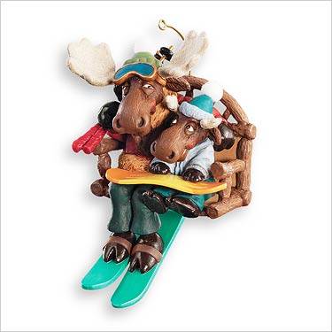 Downhill Thrills - Keepsake Ornament (Moose) ornament collectible [Barcode 015012986792] - Main Image 1