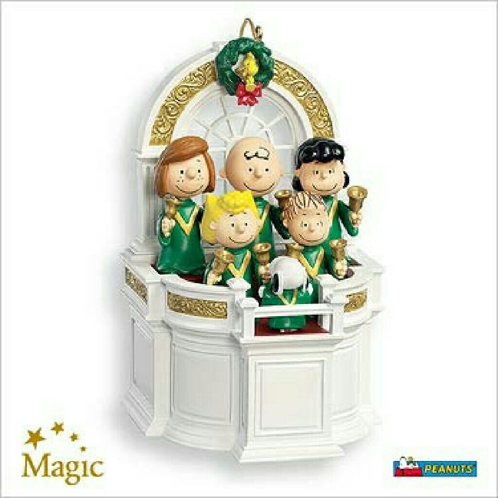 Ringing In Christmas - The Peanuts Gang (MAGIC: Wind-UP, Music & Motion) ornament collectible [Barcode 015012988086] - Main Image 1