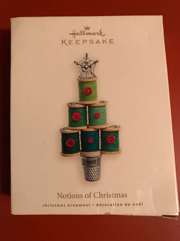 Notions Of Christmas - Sewing (Sewing) ornament collectible [Barcode 015012991451] - Main Image 1