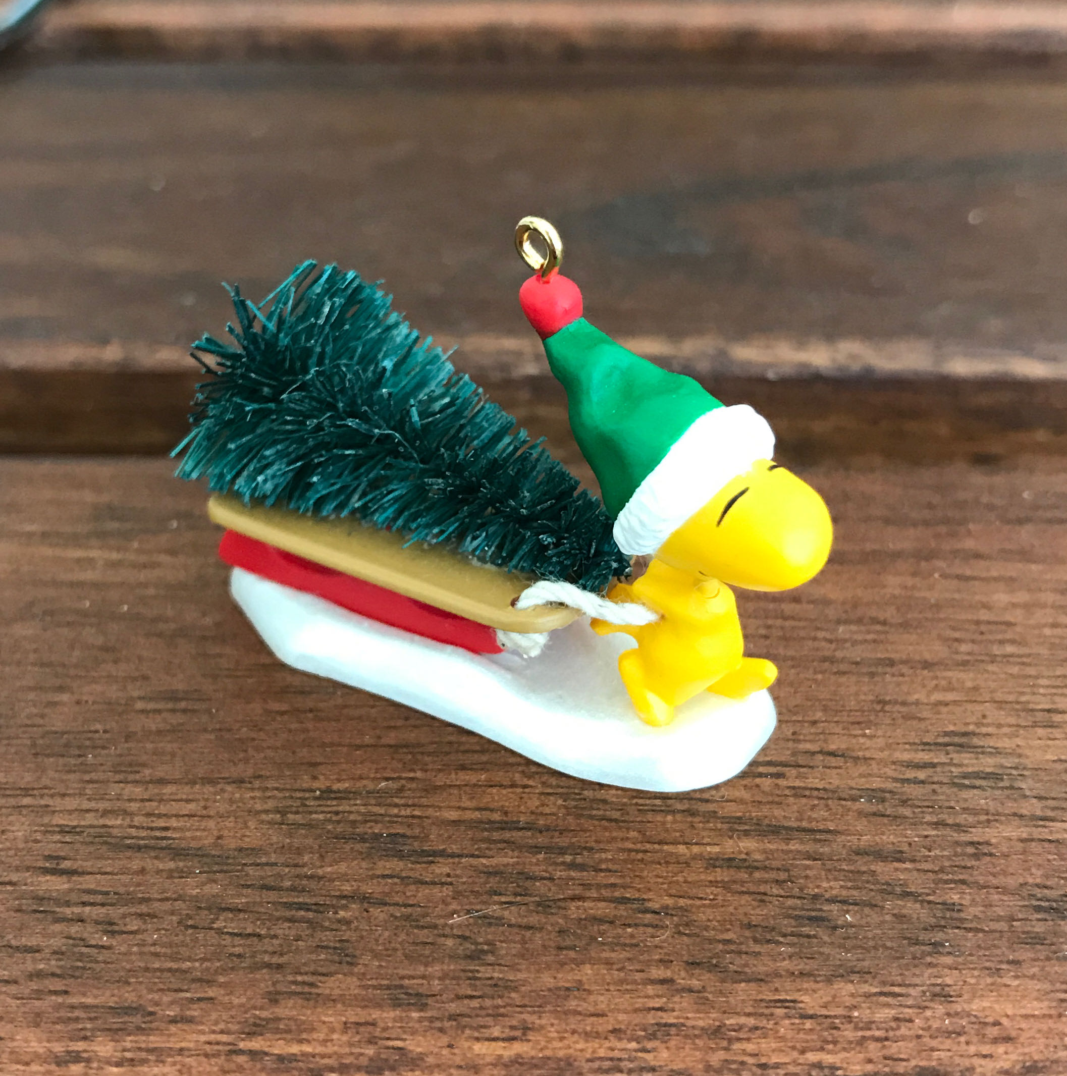 Peanuts A Tree for Woodstock - Winter Fun With Snoopy (Miniature) ornament collectible [Barcode 015012176452] - Main Image 2