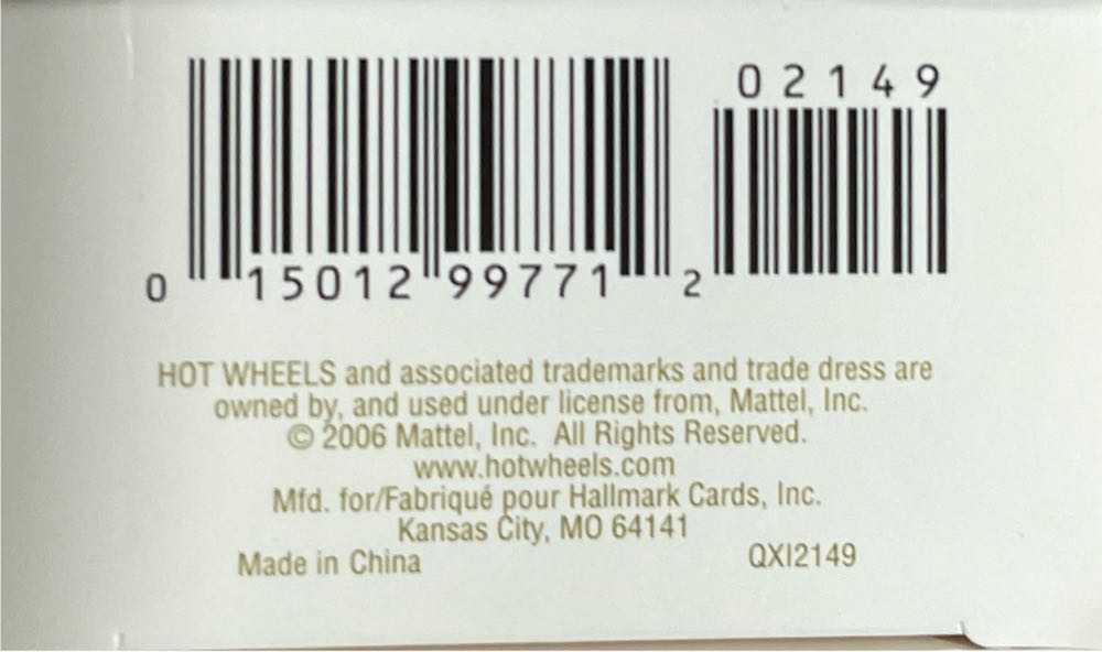 Rodger Dodger - Hot Wheels (Toys & Games) ornament collectible [Barcode 015012997712] - Main Image 2
