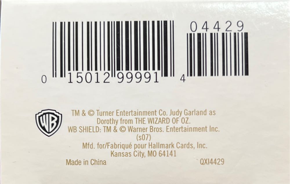 Dorothy Gale - The Wizard Of Oz (Movies) ornament collectible [Barcode 015012999914] - Main Image 3