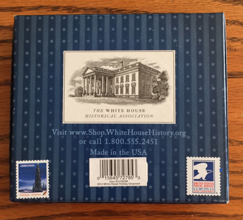 2003 White House Ornament - White House Christmas Ornaments (The White House Historical Association) ornament collectible [Barcode 015645727953] - Main Image 2