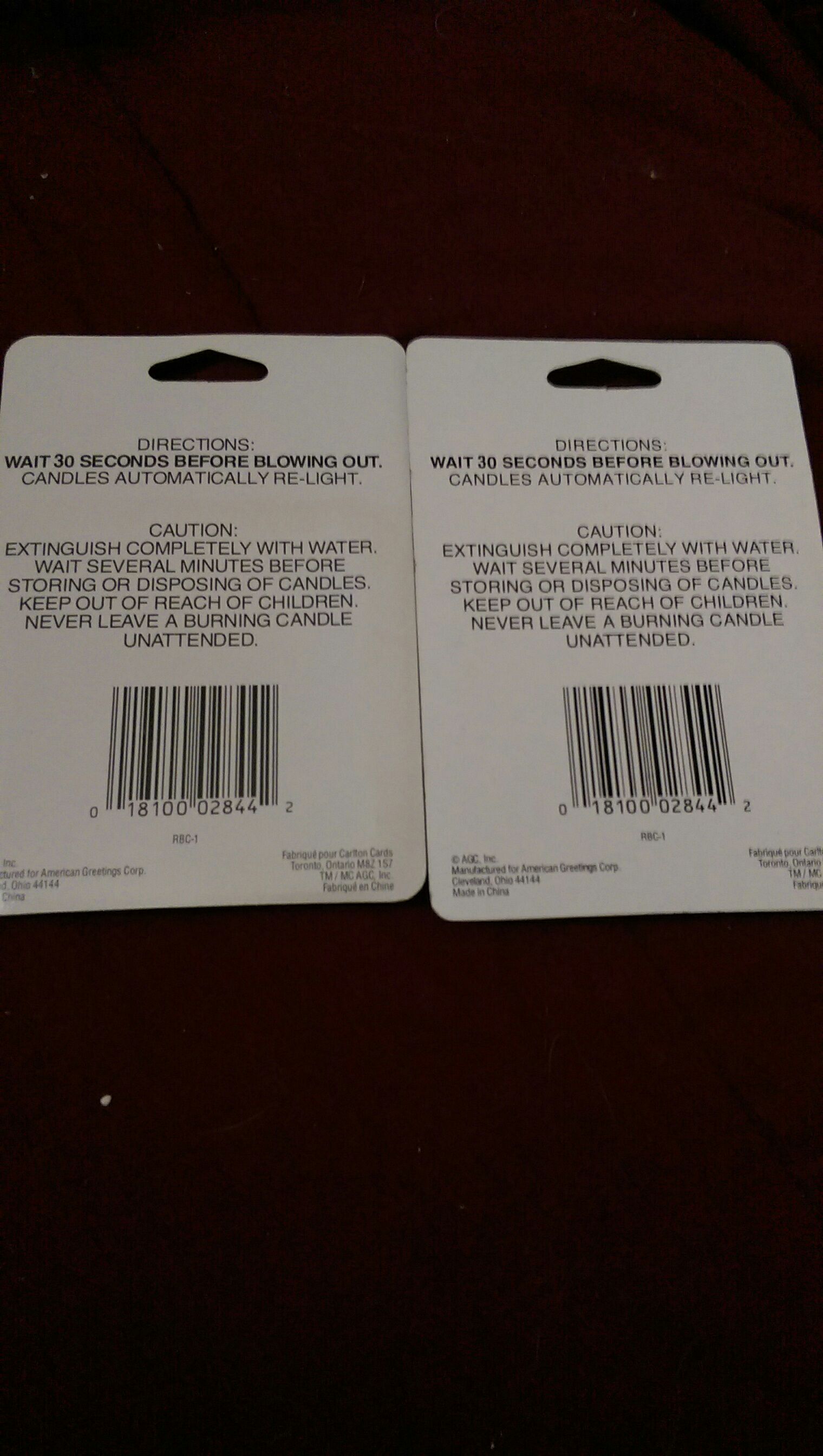 Trick Wicks  (Candles) ornament collectible [Barcode 018100028442] - Main Image 2