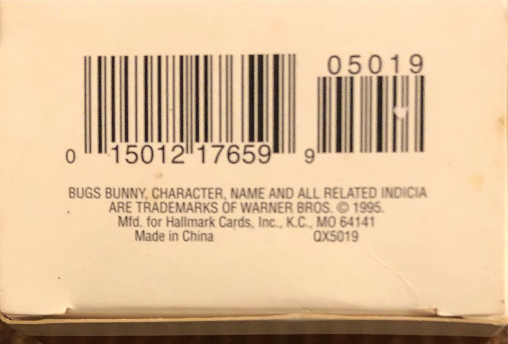 Looney Tunes Bugs Bunny - Looney Tunes (Looney Tunes) ornament collectible [Barcode 015012176599] - Main Image 4