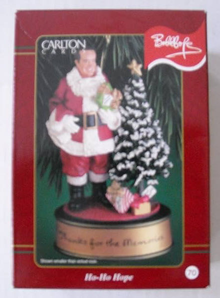 Bob Hope “Ho-Ho Hope” Ornament - Bob Hope USO (Vintage Hollywood) ornament collectible [Barcode 018100615086] - Main Image 2