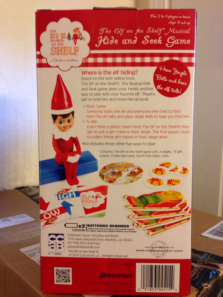 The Elf On The Shelf Musical Hide And Seek Game - Elf On The Shelf (Elf On The Shelf) ornament collectible [Barcode 021853045154] - Main Image 2