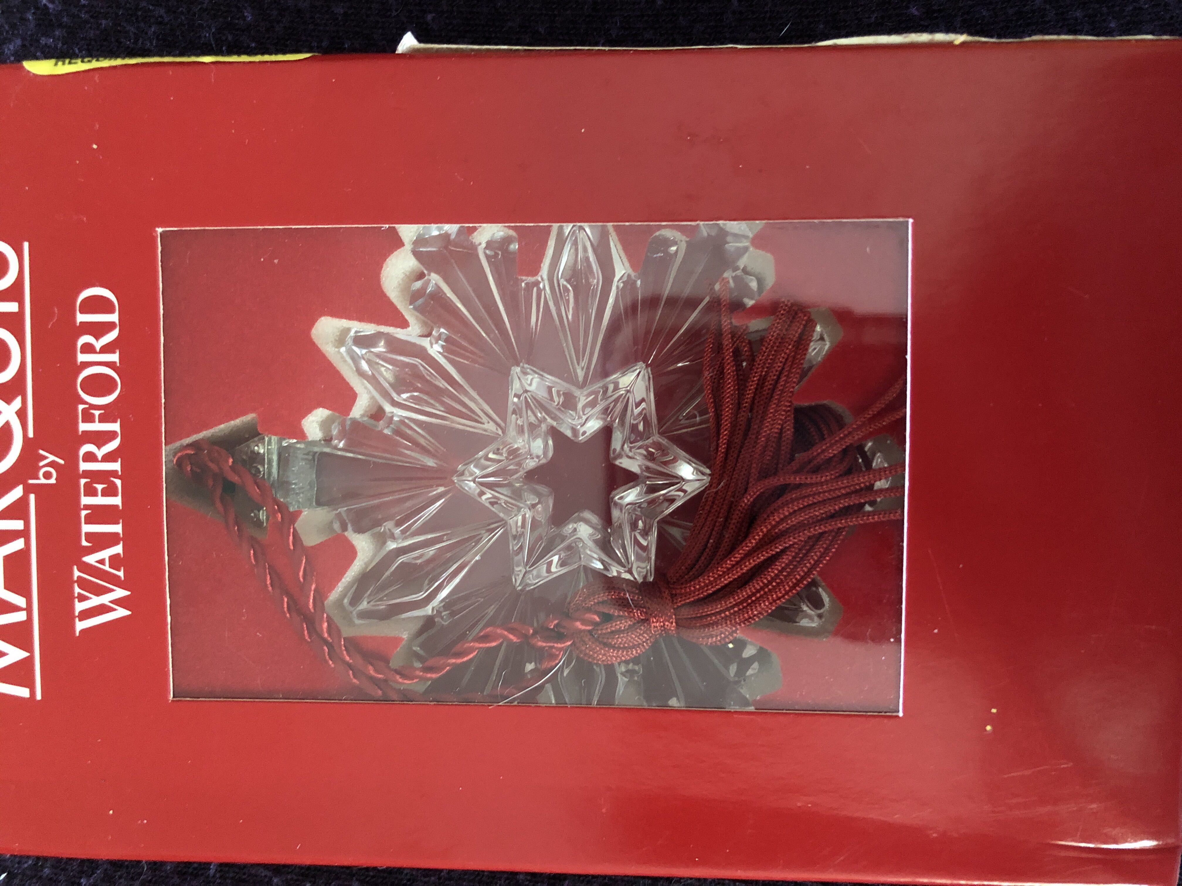 2005 Waterford Annual Snowflake - Marquis ornament collectible [Barcode 024258379084] - Main Image 3