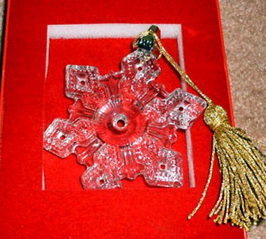 Snowflake - Marquis ornament collectible [Barcode 024258479692] - Main Image 2