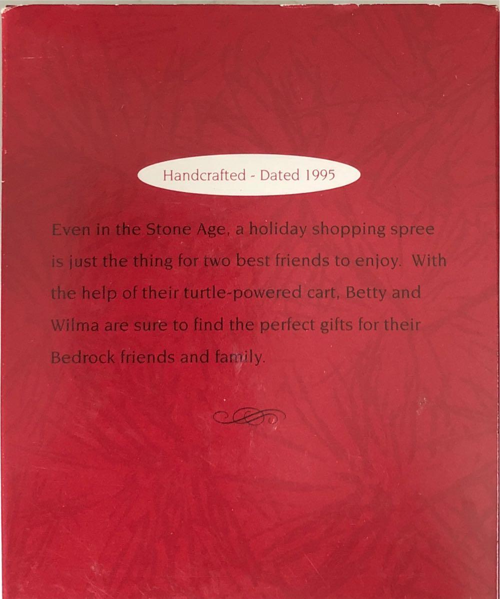 Betty And Wilma - The Flintstones (Flinstones) ornament collectible [Barcode 015012176810] - Main Image 3