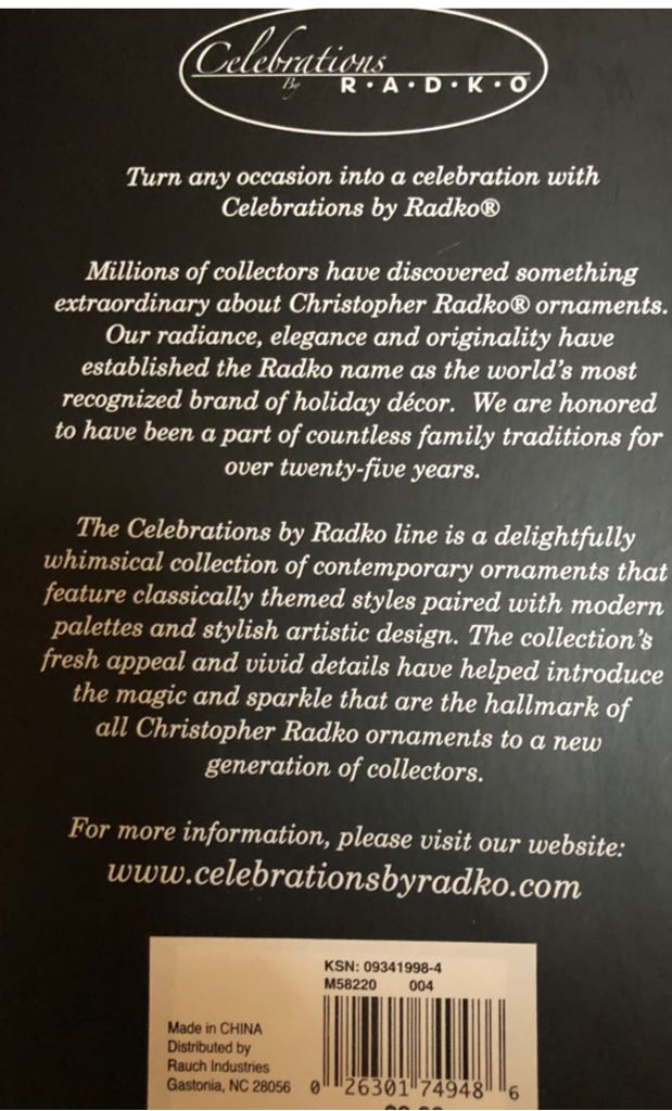 Snowmen 2017 - Celebrations ornament collectible [Barcode 026301749486] - Main Image 2