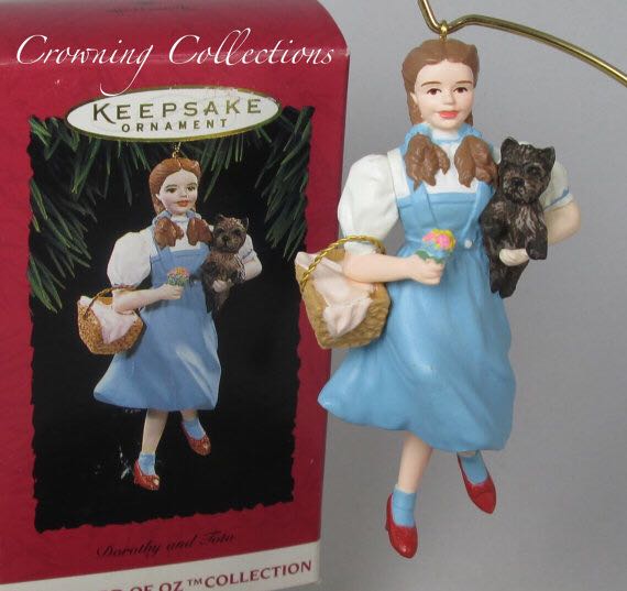 Oz - Dorothy & Toto: “DOROTHY and TOTO” - The Wizard of Oz - Off to See the Wizard (Hanging Ornament) ornament collectible [Barcode 015012180305] - Main Image 2