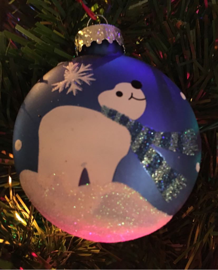 Holiday Home Polar Bear  ornament collectible [Barcode 041226841831] - Main Image 1