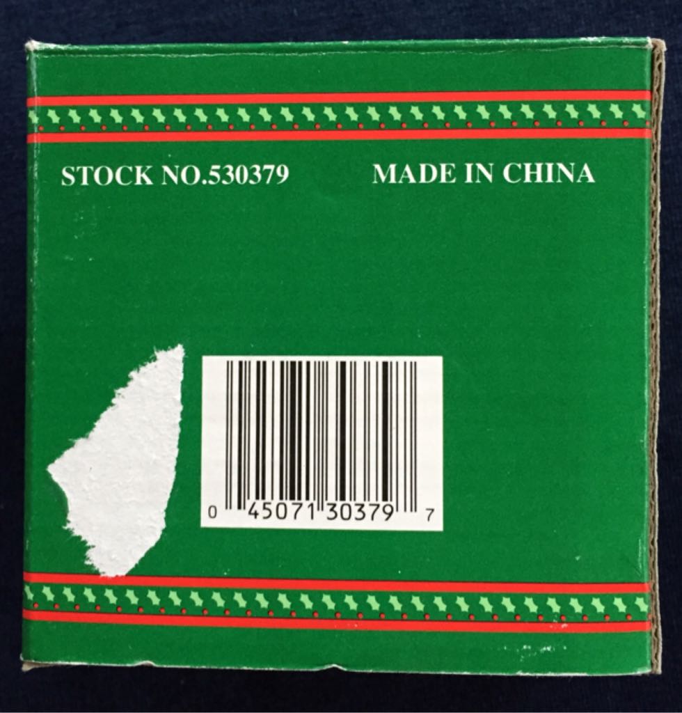 Santa In Canoe - Christmas Around The World (Santa) ornament collectible [Barcode 045071303797] - Main Image 2