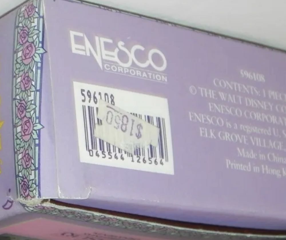 Hearts Aglow - Enesco Christmas Ornament (Disney’s beauty and the beast) ornament collectible [Barcode 045544126564] - Main Image 3