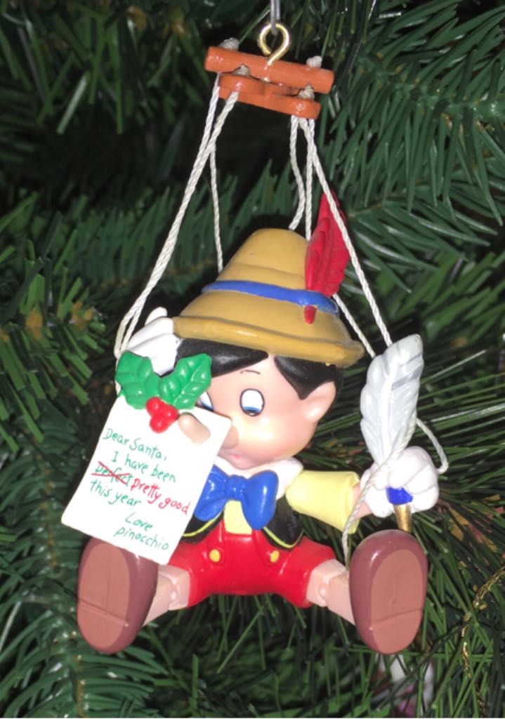 Pinocchio - Treasury Of Christmas Ornaments (Disney’s Pinnochio) ornament collectible [Barcode 045544134330] - Main Image 2