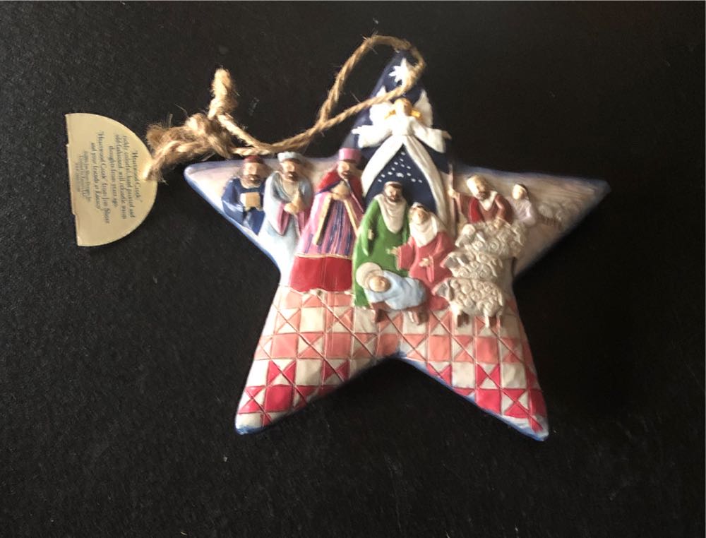 Nativity Jim Shore Nativity Star - Jim Shore Heartwood Creek (Nativity) ornament collectible [Barcode 045544157551] - Main Image 2