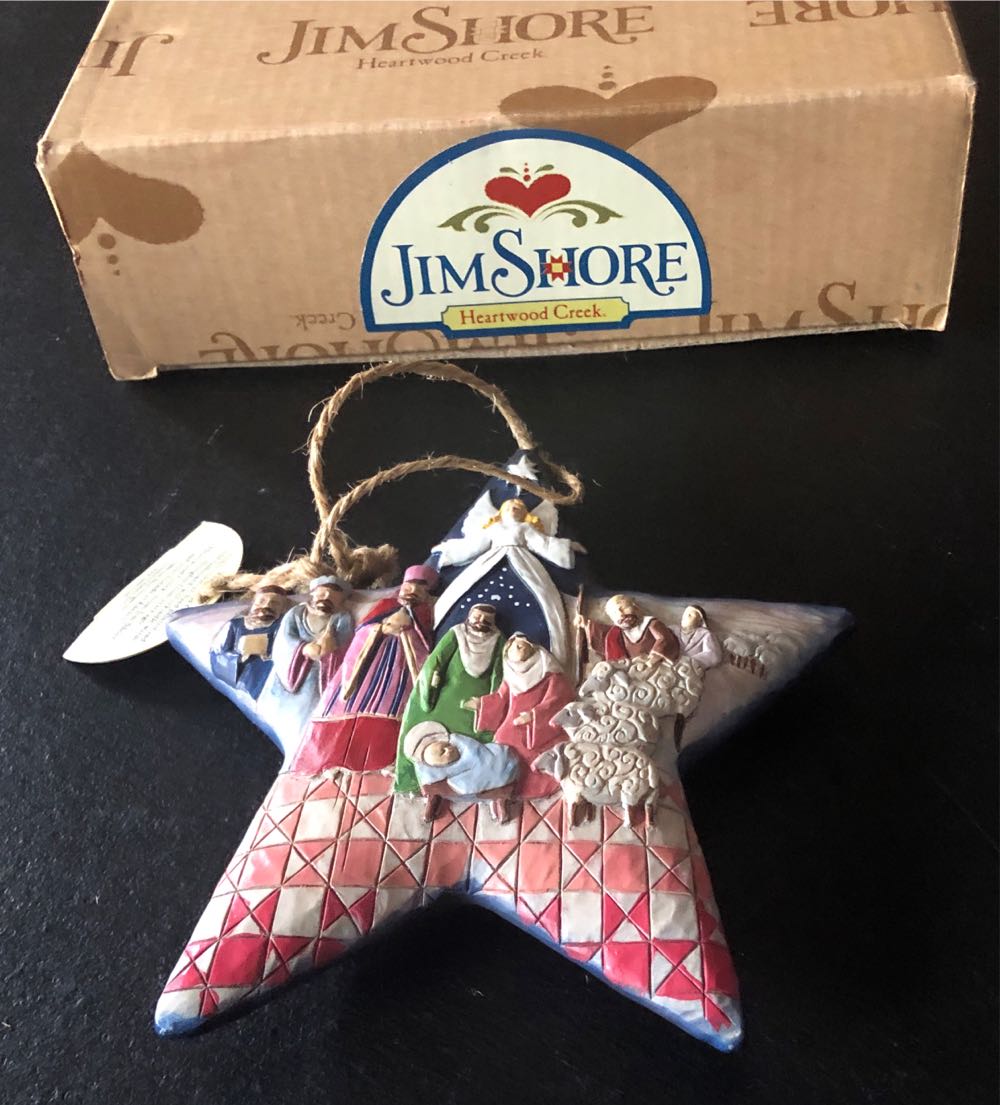 Nativity Jim Shore Nativity Star - Jim Shore Heartwood Creek (Nativity) ornament collectible [Barcode 045544157551] - Main Image 4