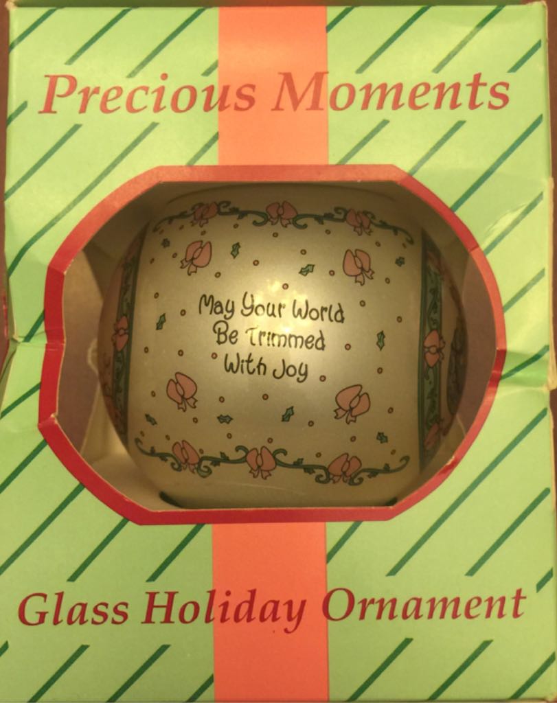 Precious Moments Glass Ornament  (Precious Moments) ornament collectible [Barcode 045544195553] - Main Image 2