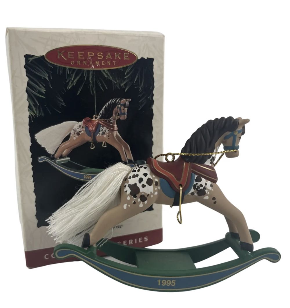 Rocking Horse 1995 - Collector’s Series (Rocking Horse) ornament collectible [Barcode 015012180985] - Main Image 3