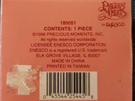 God Sent His Son - Precious Moments (Precious Moments) ornament collectible [Barcode 045544254458] - Main Image 2