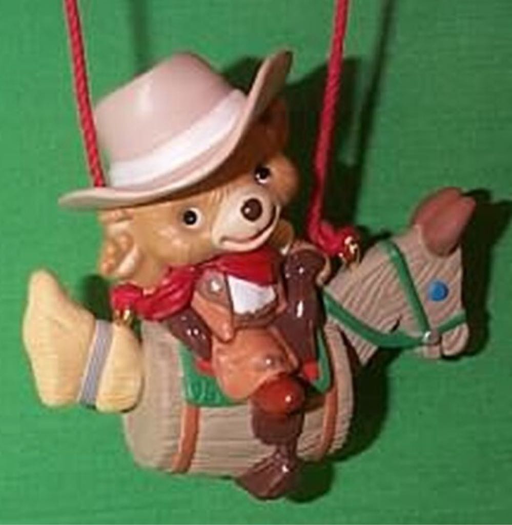 Barrel-Back Rider - Artists Favorites (Bear, Cowboy, Western) ornament collectible [Barcode 015012181111] - Main Image 2