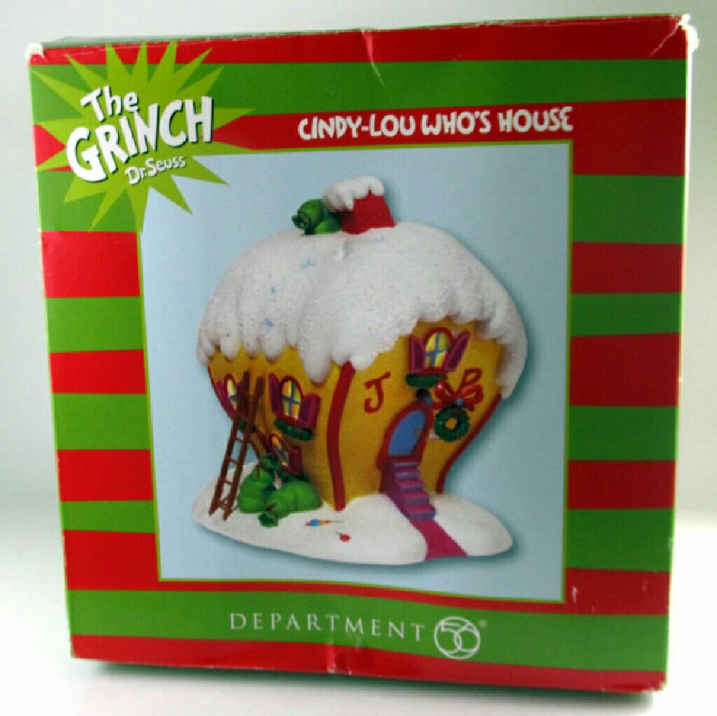 Who-Ville - Cindy-Lou Who’s House - The Grinch Village (Christmas) ornament collectible [Barcode 045544348836] - Main Image 2