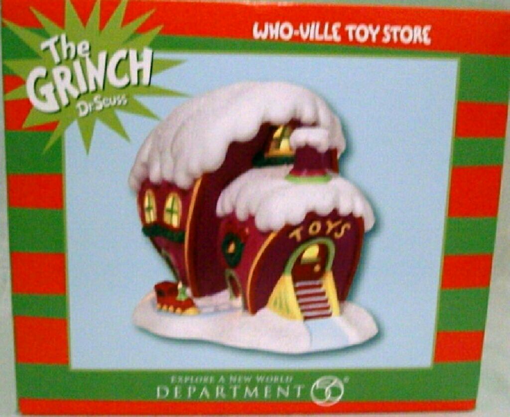 Who-Ville - Toy Shop - The Grinch Village (Christmas) ornament collectible [Barcode 045544348959] - Main Image 2