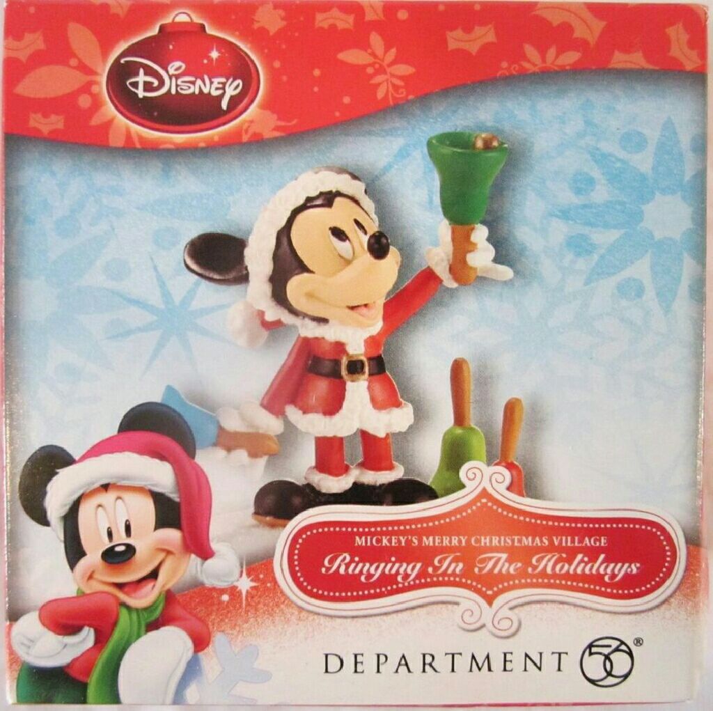 Ringing In The Holidays - 4032206 - Mickey’s Merry Christmas Village (Village) ornament collectible [Barcode 045544534130] - Main Image 2