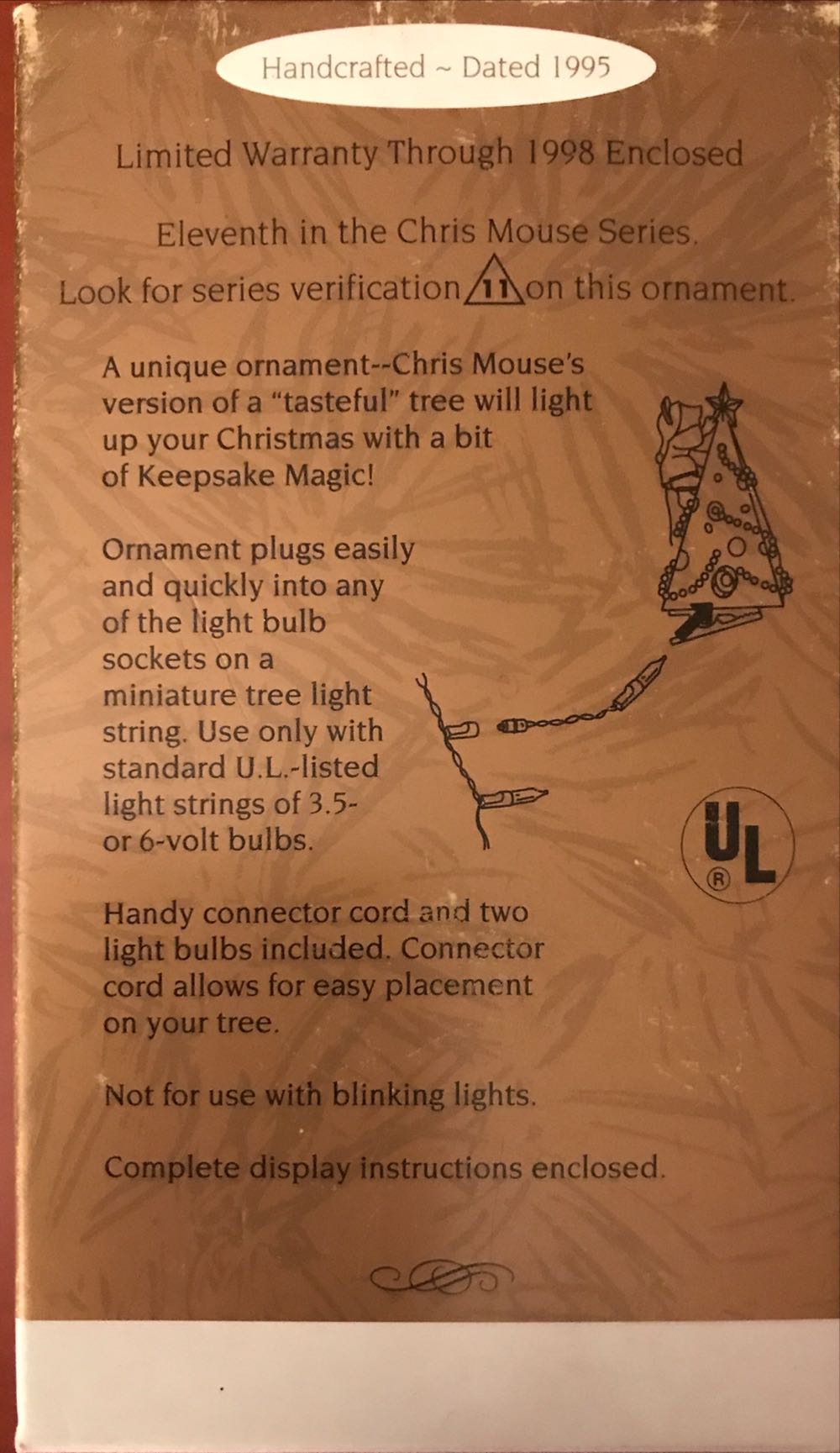 Chris Mouse Tree - Chris Mouse Series (Chris Mouse) ornament collectible [Barcode 015012181326] - Main Image 4