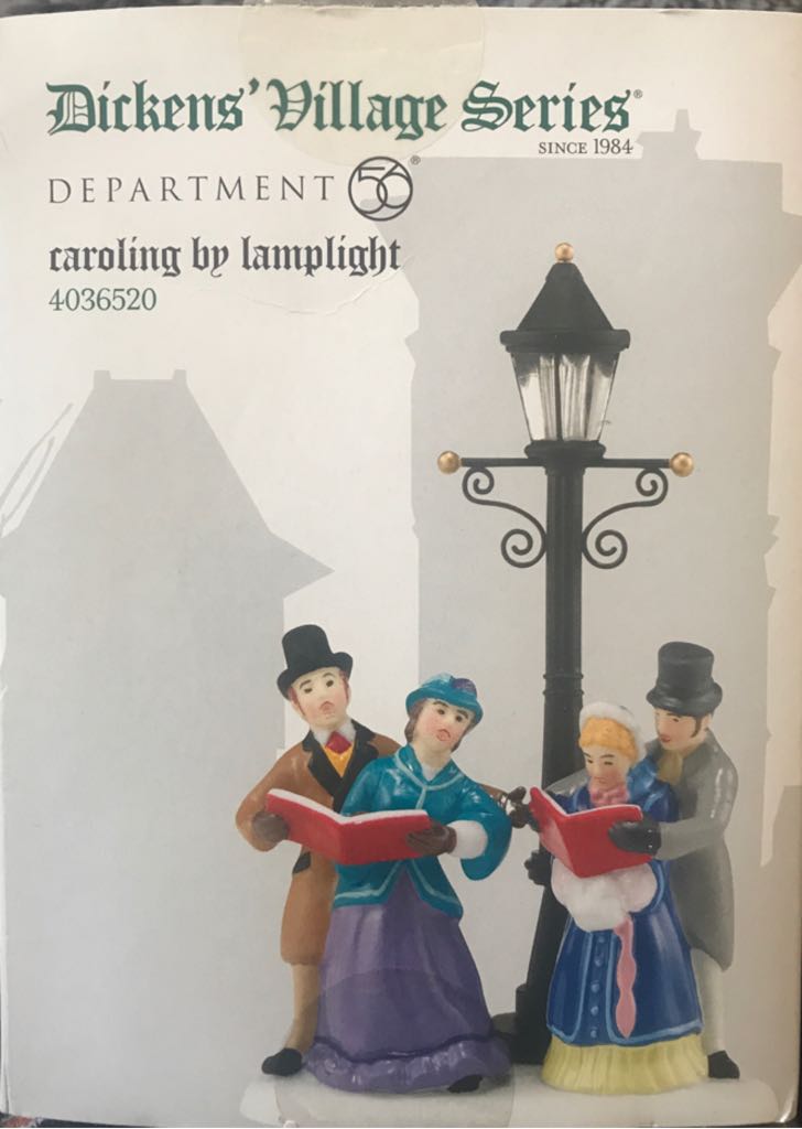 Caroling By Lamplight - Dickens’ Village (Dickens Village Series) ornament collectible [Barcode 045544606875] - Main Image 2