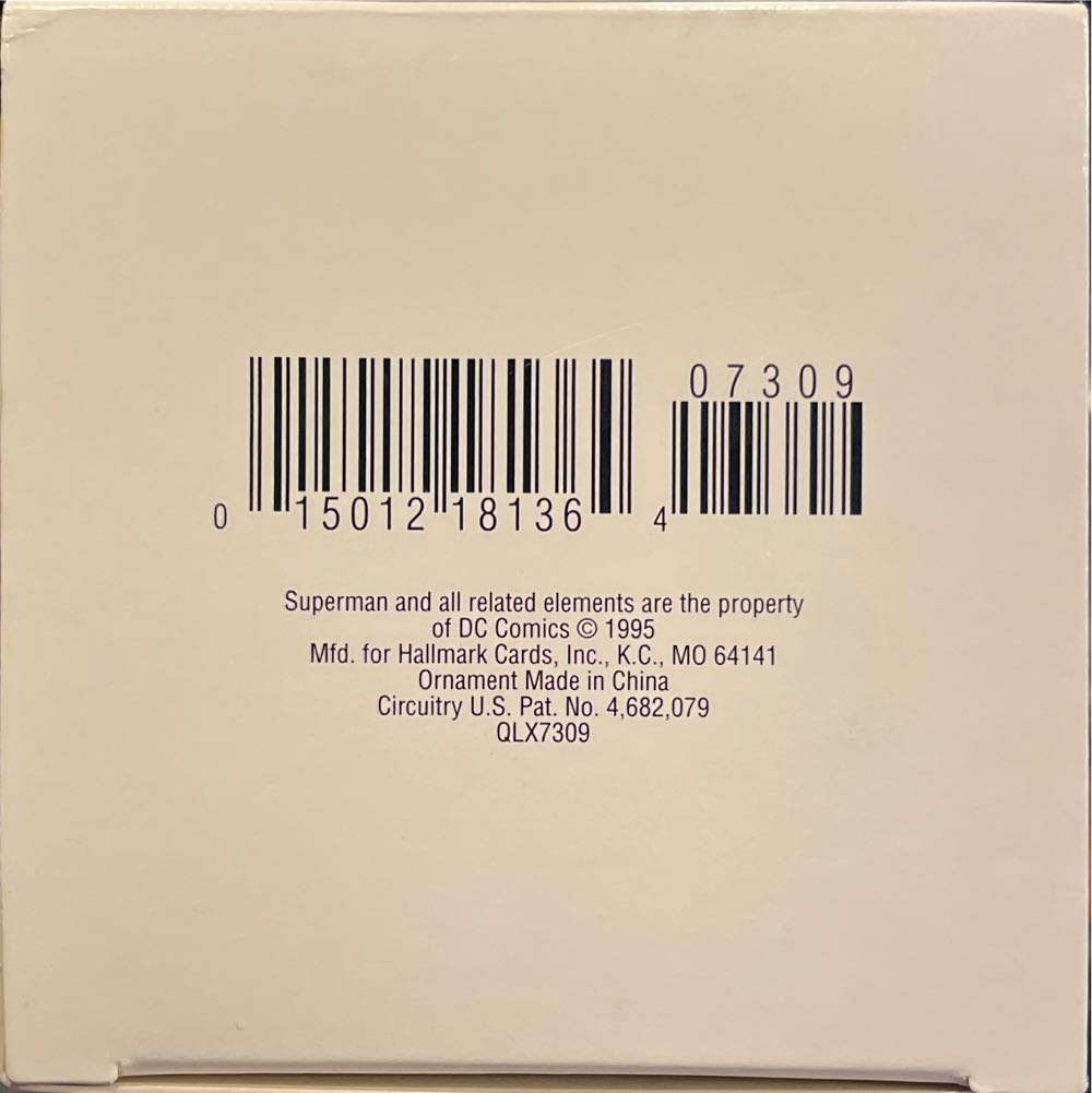 Superman - Comic Book Heroes (DC Comics / Superman) ornament collectible [Barcode 015012181364] - Main Image 3