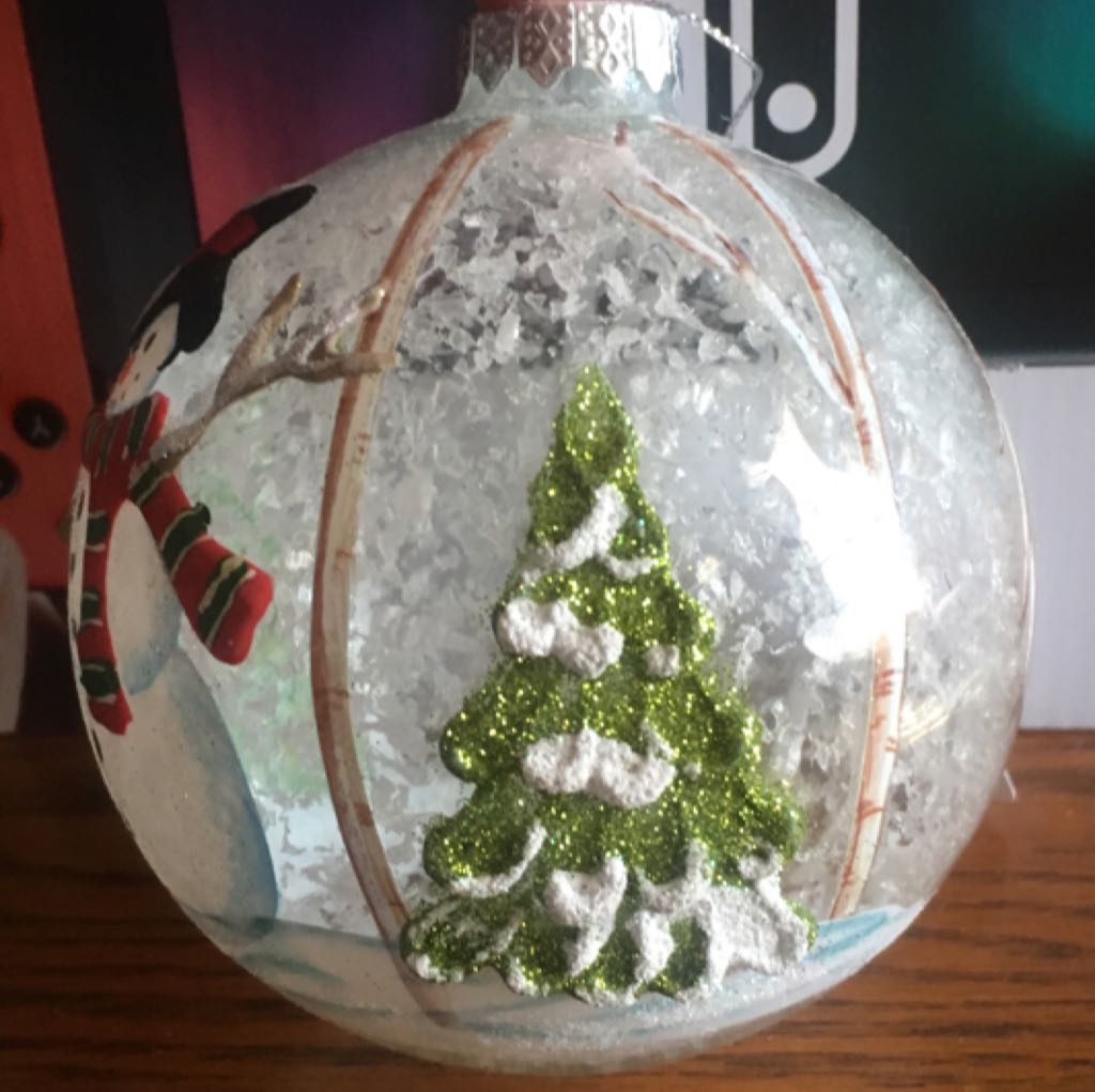 Snowman Ball Ornament   (Snowman) ornament collectible [Barcode 048893469368] - Main Image 2