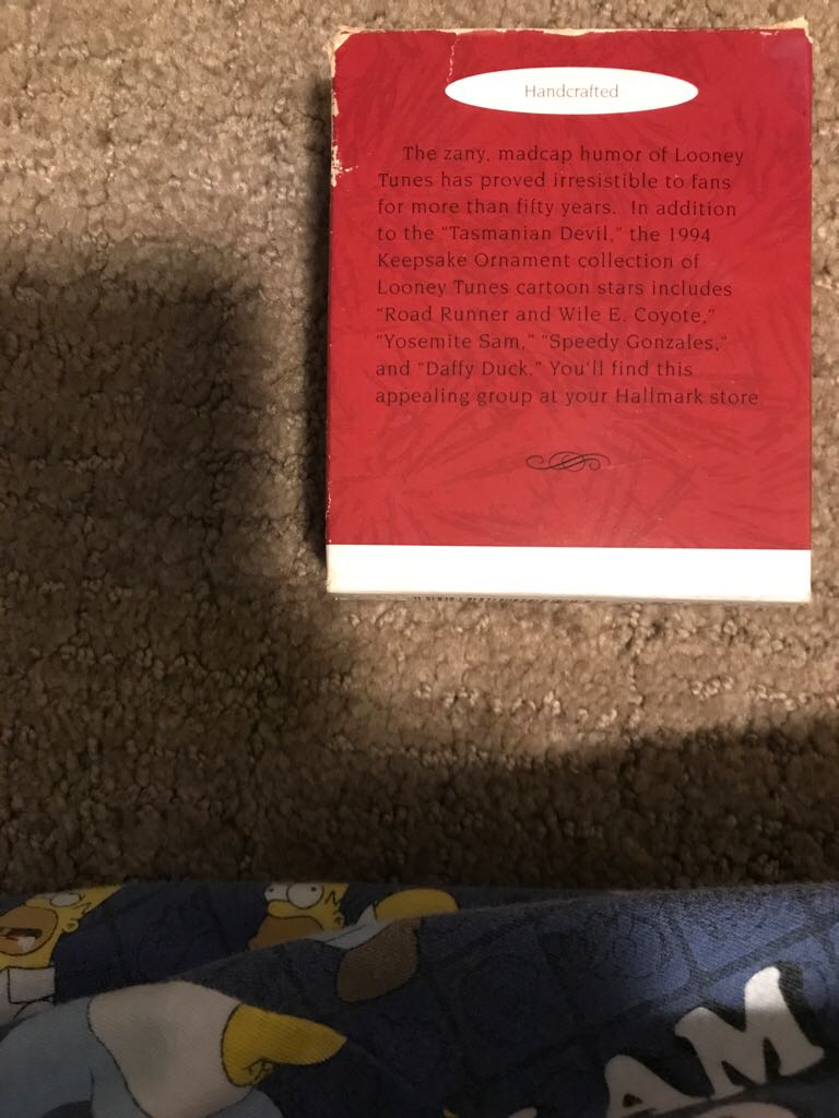 Looney Tunes Tasmanian Devil - Looney Tunes (Looney Tunes) ornament collectible [Barcode 015012190960] - Main Image 2