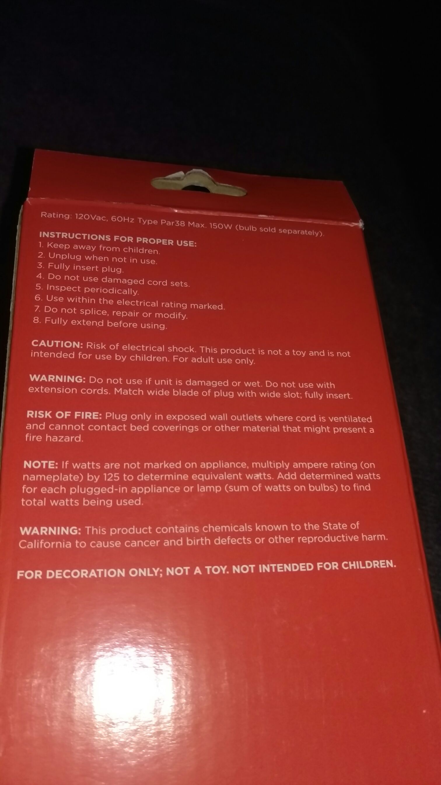 Floodlight Holder  (Electrical) ornament collectible [Barcode 049022897991] - Main Image 2